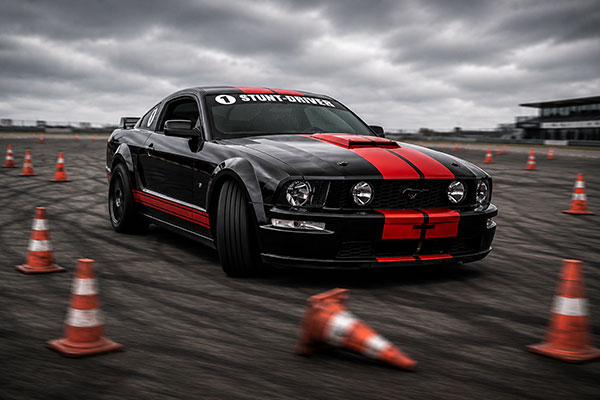 coaching gymkhana mustang